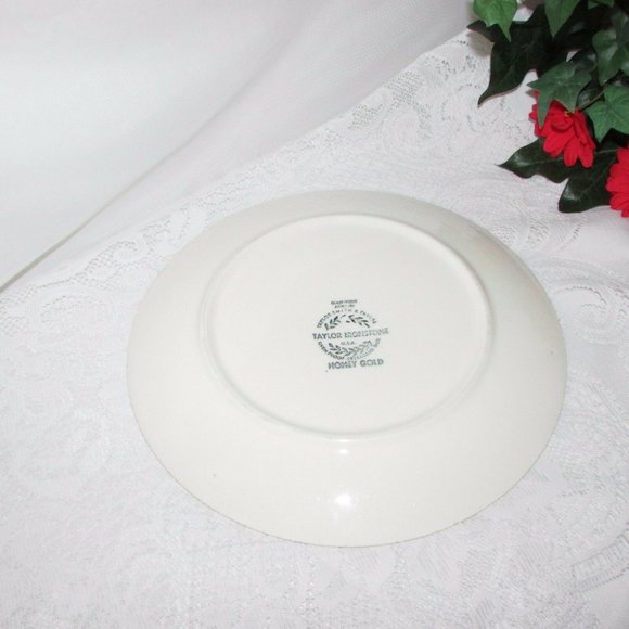 Dinner Plate TST TAYLOR SMITH TAYLOR HONEY GOLD Vintage Retro Boho Dishes - Picture 3 of 5